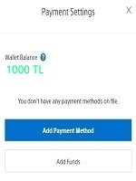 شارژ کیف پول پلی‌استیشن ترکیه ۱۰۰۰ لیر
